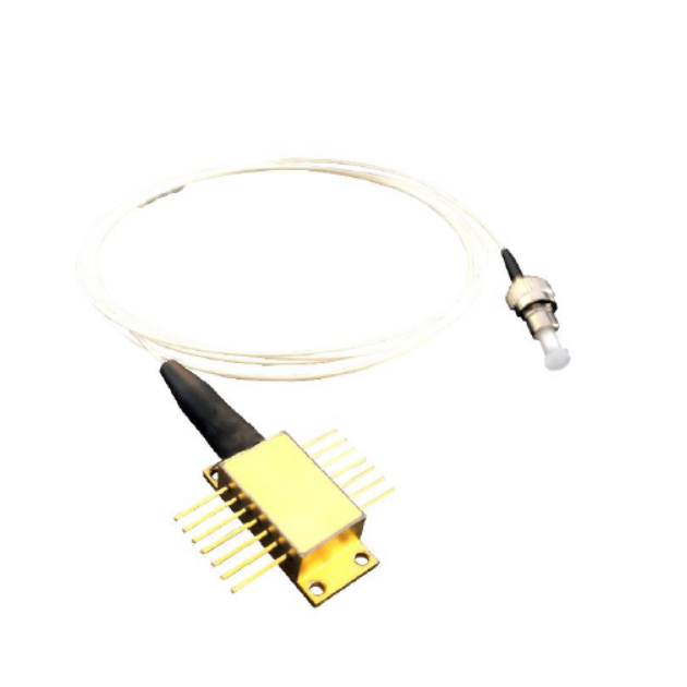 633nm 50mW 14-Pin蝶形单模光纤耦合激光器模块/单模尾纤激光二极管