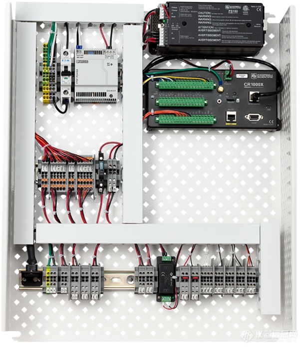 CR1000X mounted with other equipment (sold separately)