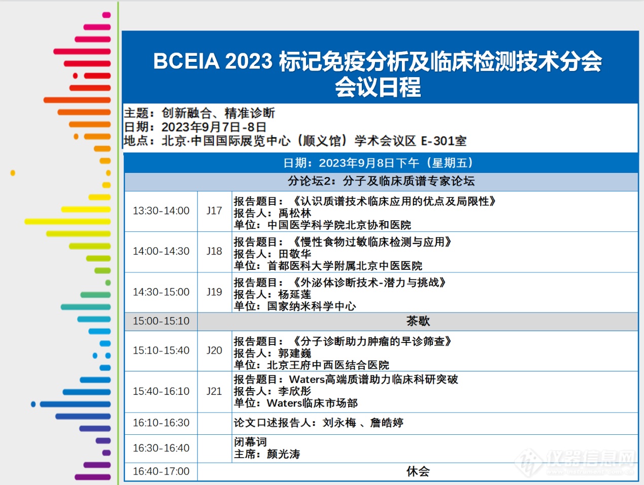 创新融合，精准诊断 BCEIA2023标记免疫分析分会报告会在京开幕