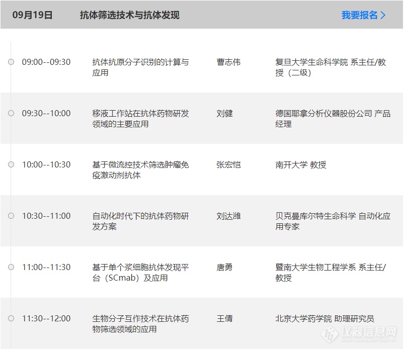 第六届抗体药物研发与质量分析网络大会第二轮通知！