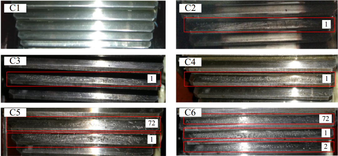 不同类型程度的齿轮点蚀.png