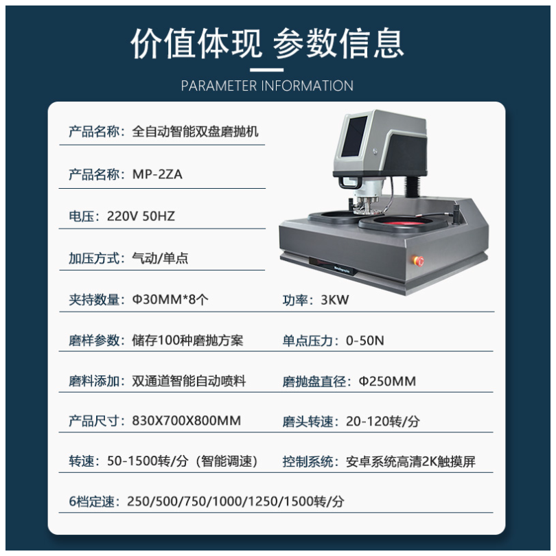 MP-2ZS全自动智能磨抛机