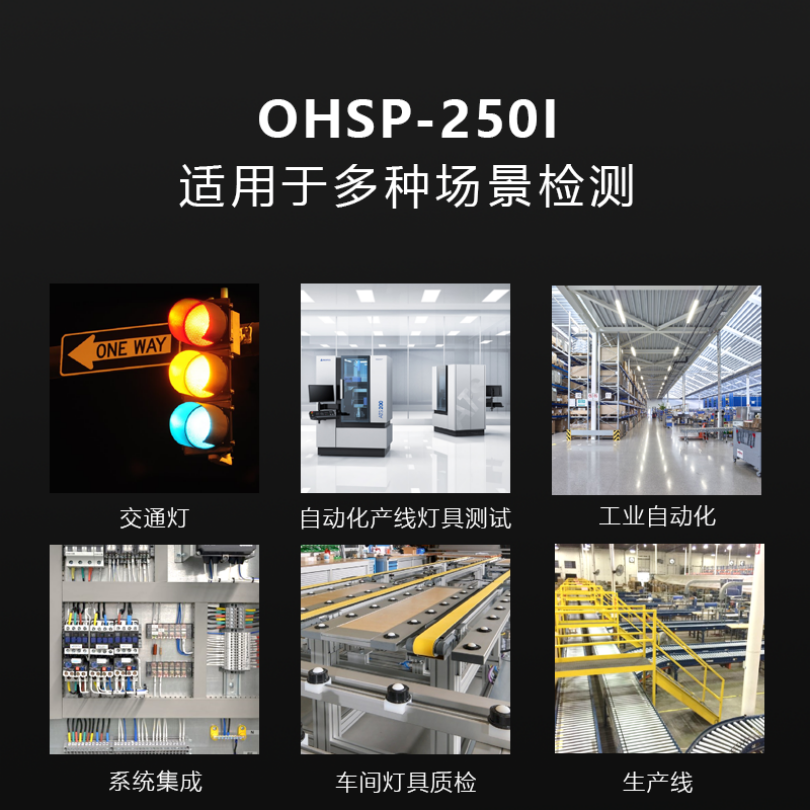 微型光纤光谱仪工业版光谱照度分析仪虹谱光色OHSP250I