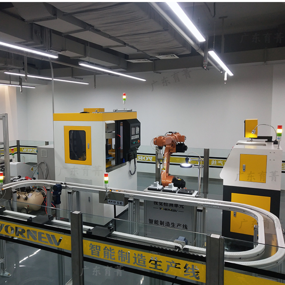 小型产线教学平台 智能制造实训 工业机器人自动化生产线
