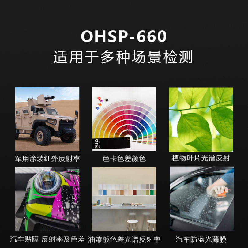 OHSP660光谱反射率测试仪 材料透过率反射率检测仪