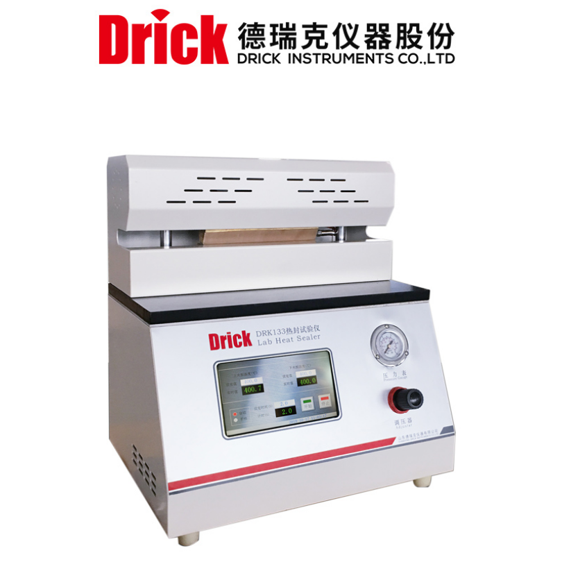 德瑞克 DRK133 热压封口法热封试验机 触屏热封仪