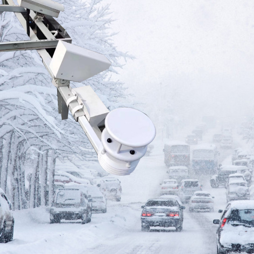 道路冰雪暴雨团雾在线检测站 交通公路路面状况监测预警系统