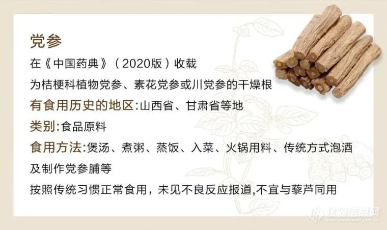 大动作！党参等9种新增食药物质终纳目录