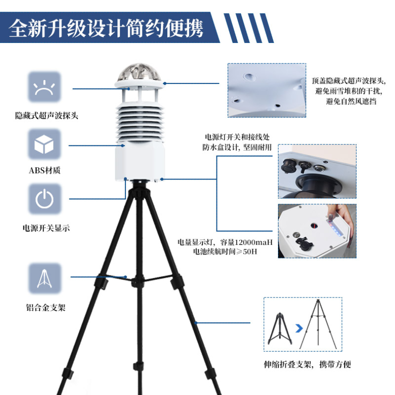 便携式移动气象站