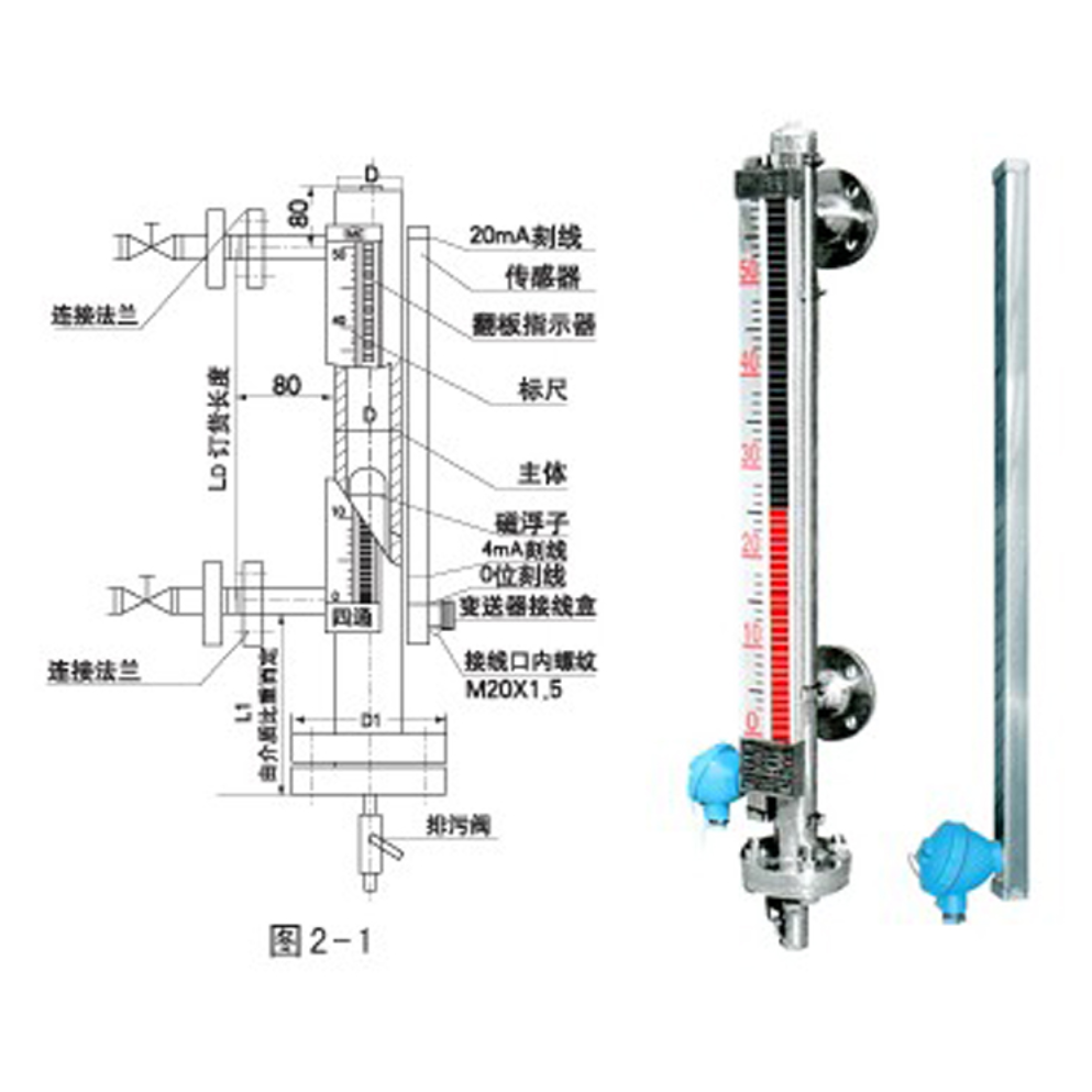 磁翻板液位计 国科JYF系列