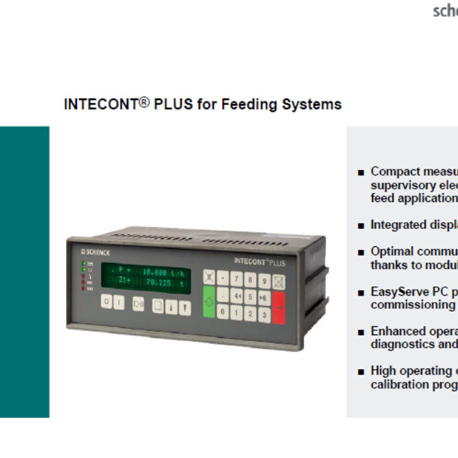INTECONT®PLUS Tersus系列称重控制器显示仪表 VEG