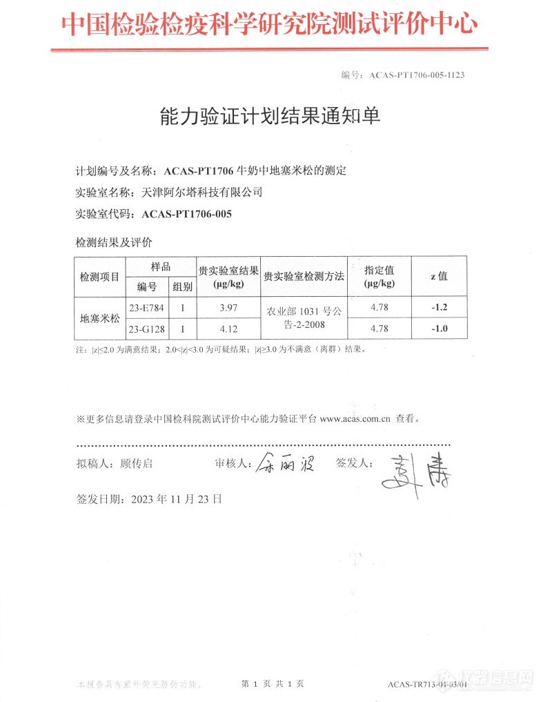 喜报100% | 阿尔塔科技5项能力验证全获“满意”结果