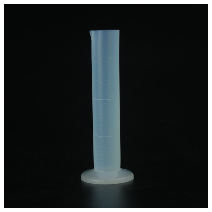 进口氟塑料量筒耐酸碱耐腐蚀可重复使用PFA加液筒刻度清洗量筒