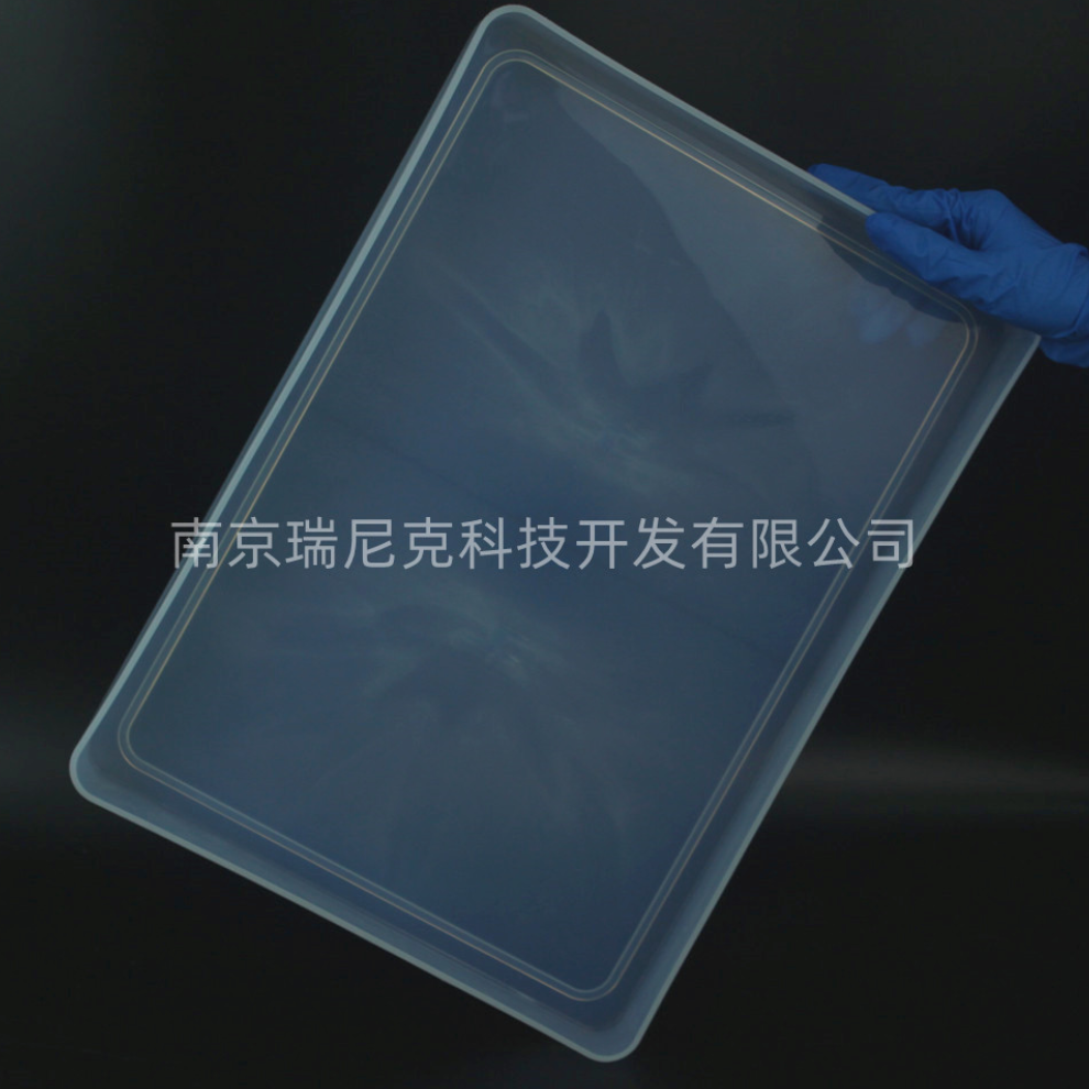 进口透明氟树脂容器PFA托盘一体成型塑料托盘耐酸碱耐腐蚀