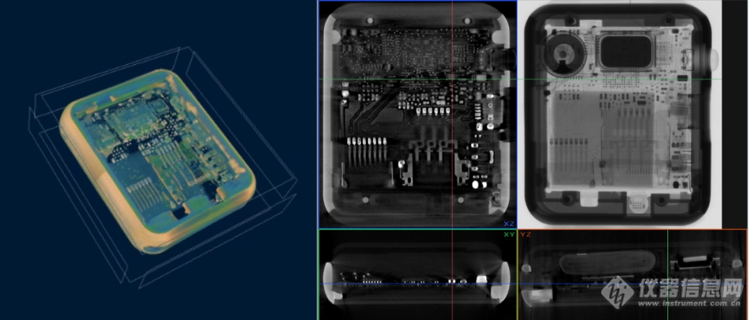 台式显微 CT 扫描智能手表案例