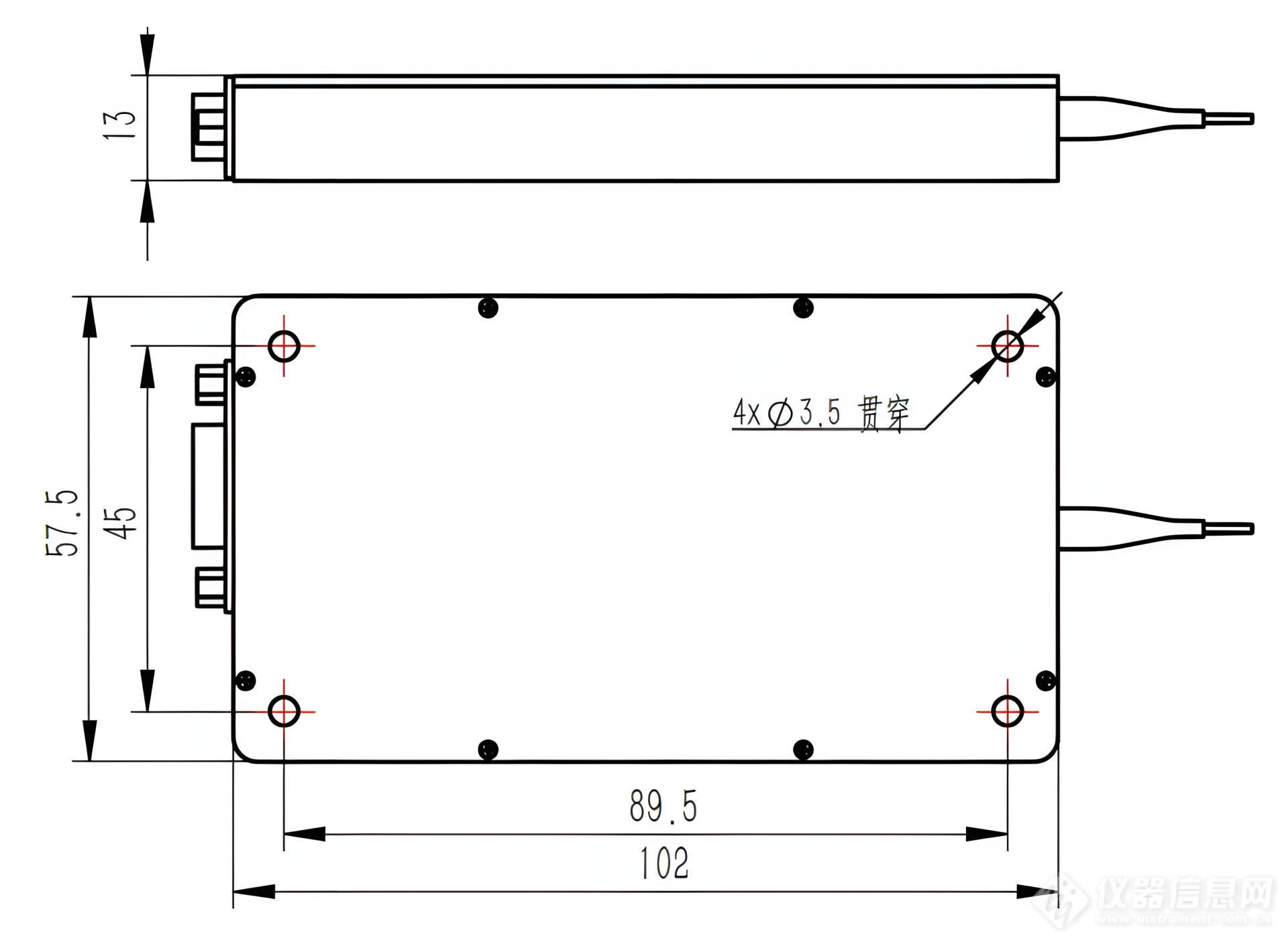 NOML窄线宽半导体激光器结构尺寸.png