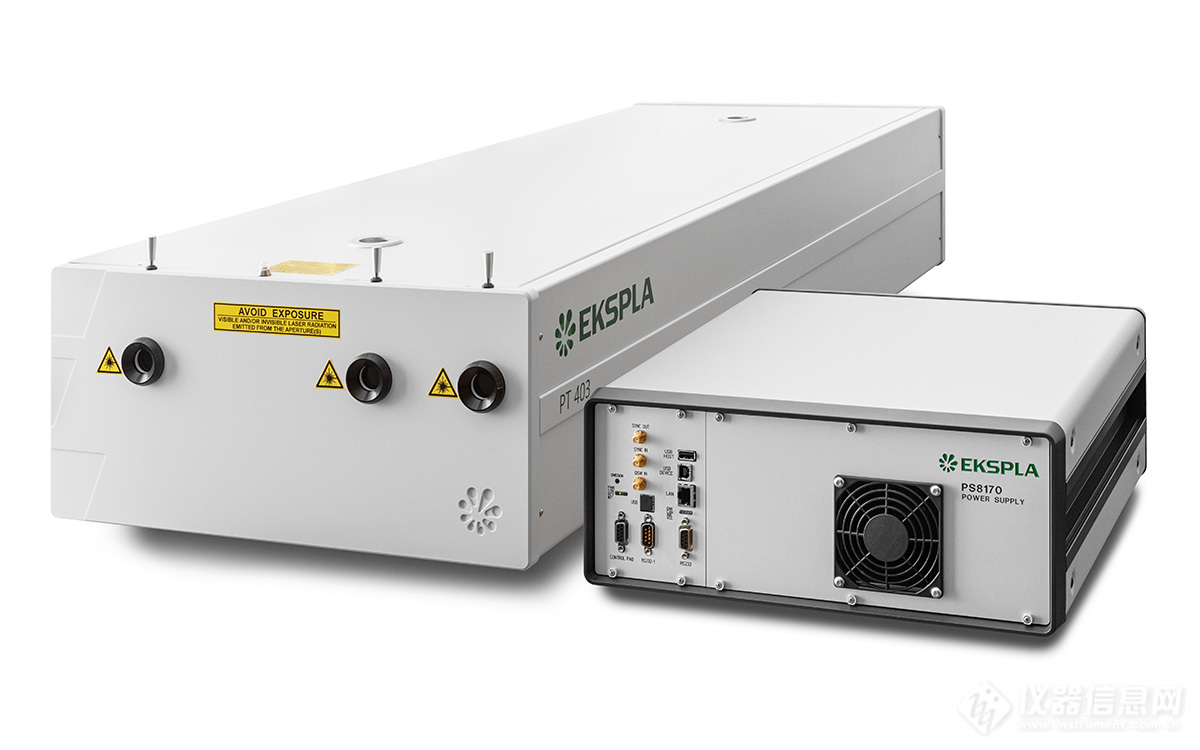 PT403 tunable picosecond laser features compact power supply and is air cooled – external water supply is not required