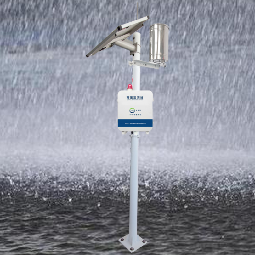 雨量自动检测预警站 降水量观测仪器 雨水在线监测系统
