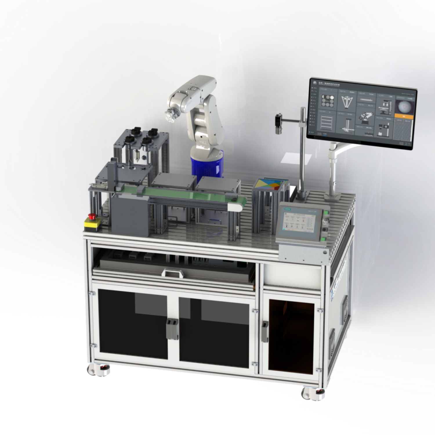 工业机器人综合实训考核平台