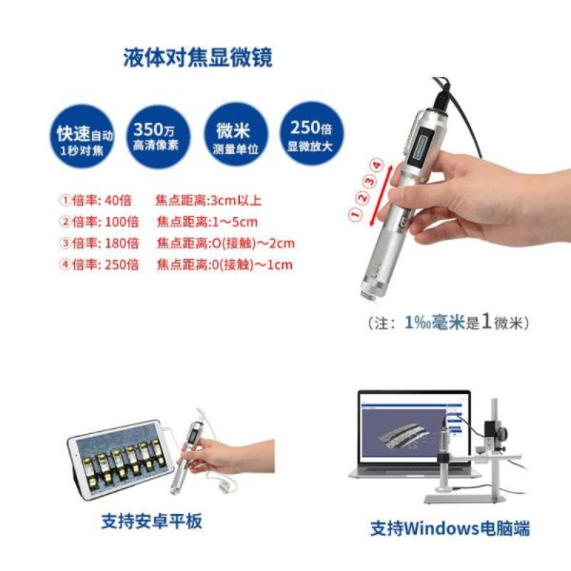 艾尼提Anyty便携式液态对焦火调3D修复显微镜3R-MSBTVTY-3DSF