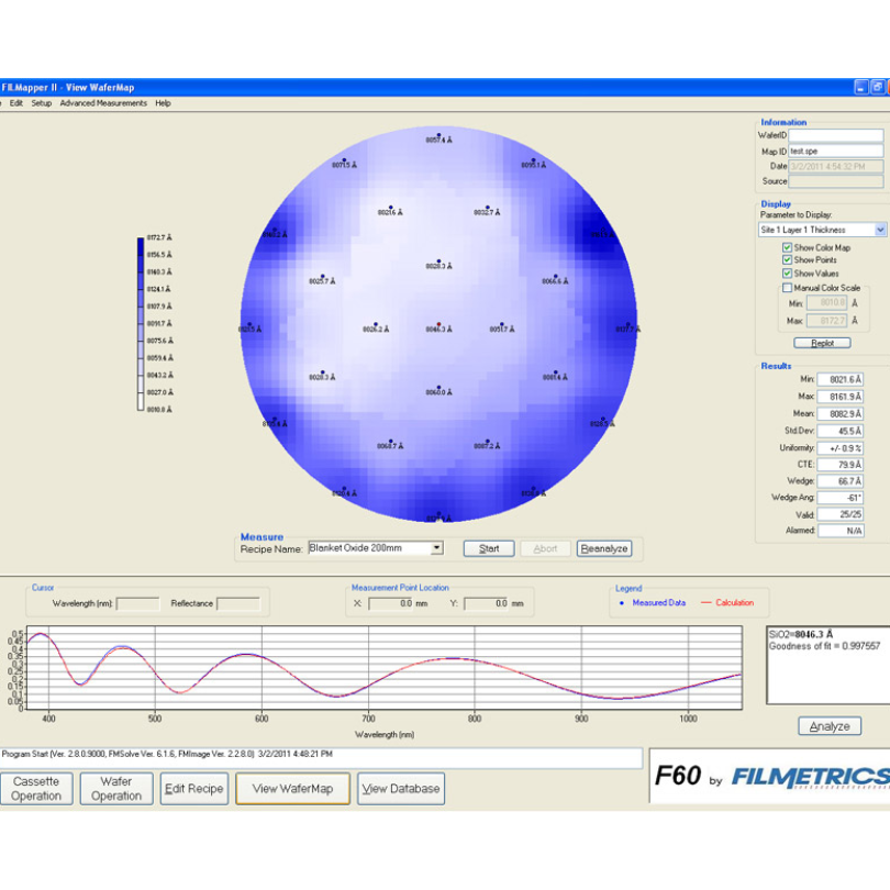 Filmetrics F60-t系列薄膜厚度测量仪