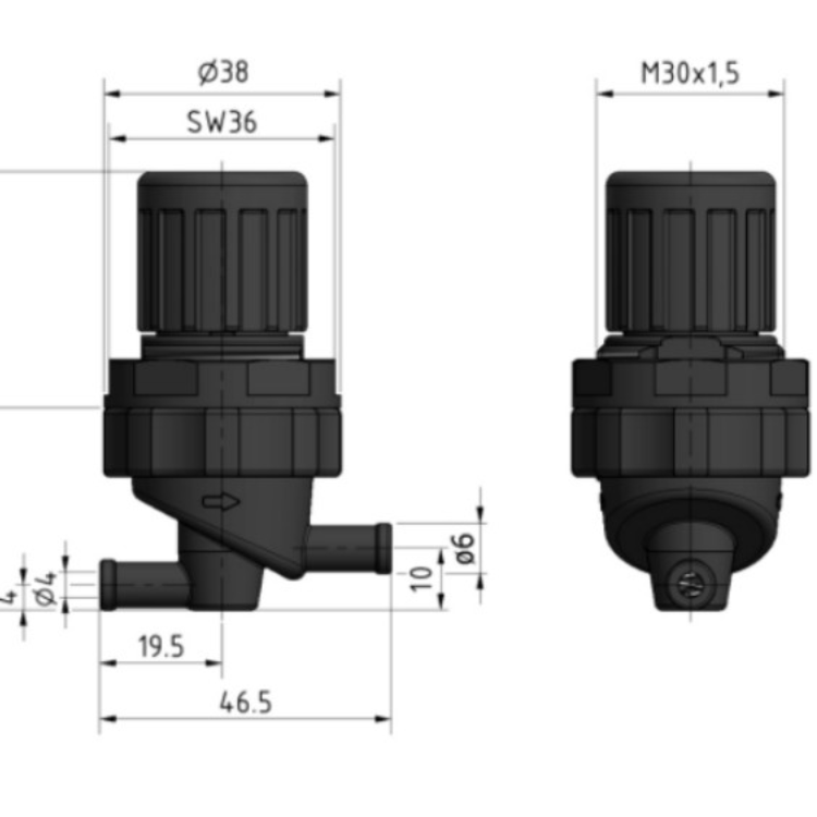 德国 Knocks DR.050 S 减压阀 透析机专用