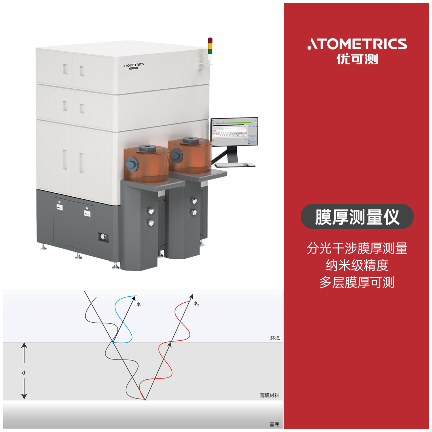 优可测Atometrics光学薄膜测量设备X010