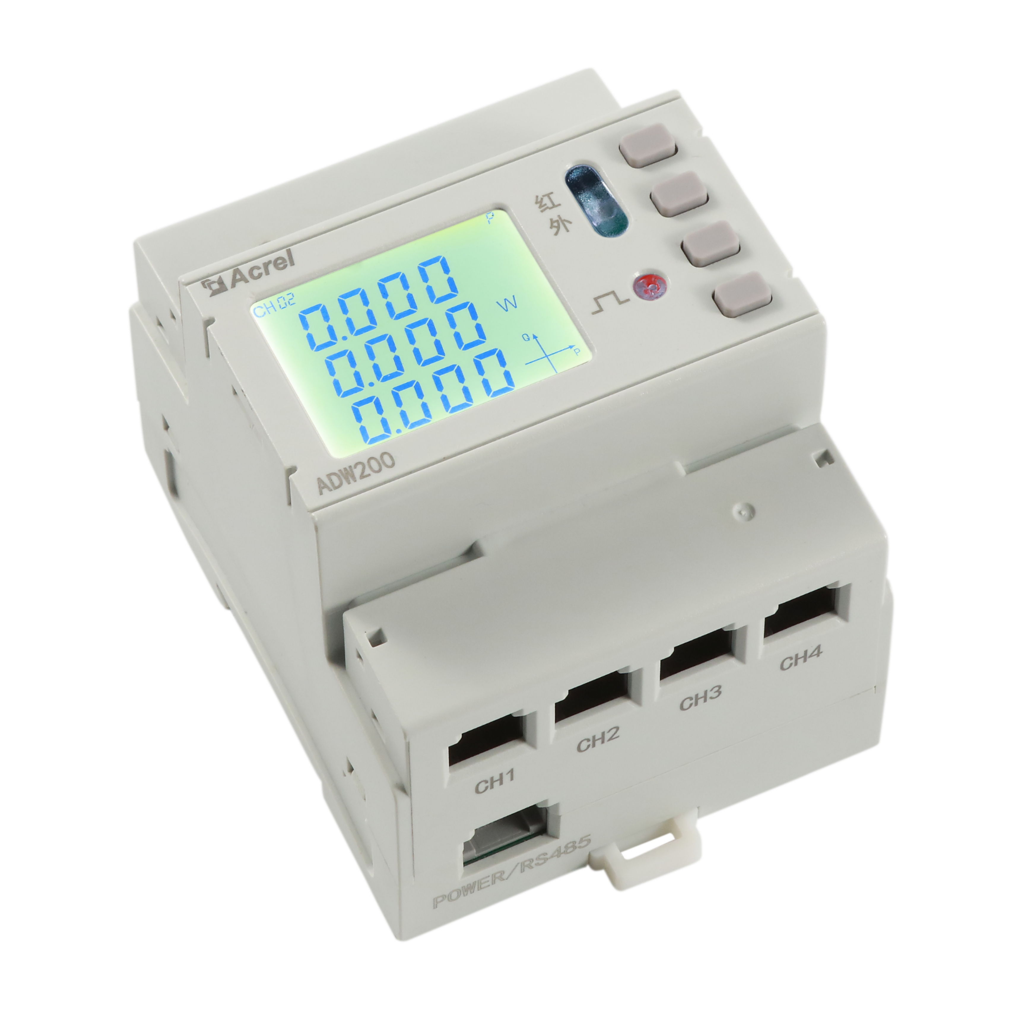 安科瑞 多回路交流电表ADW210-D16-3S  含复费率统计 标配互感器