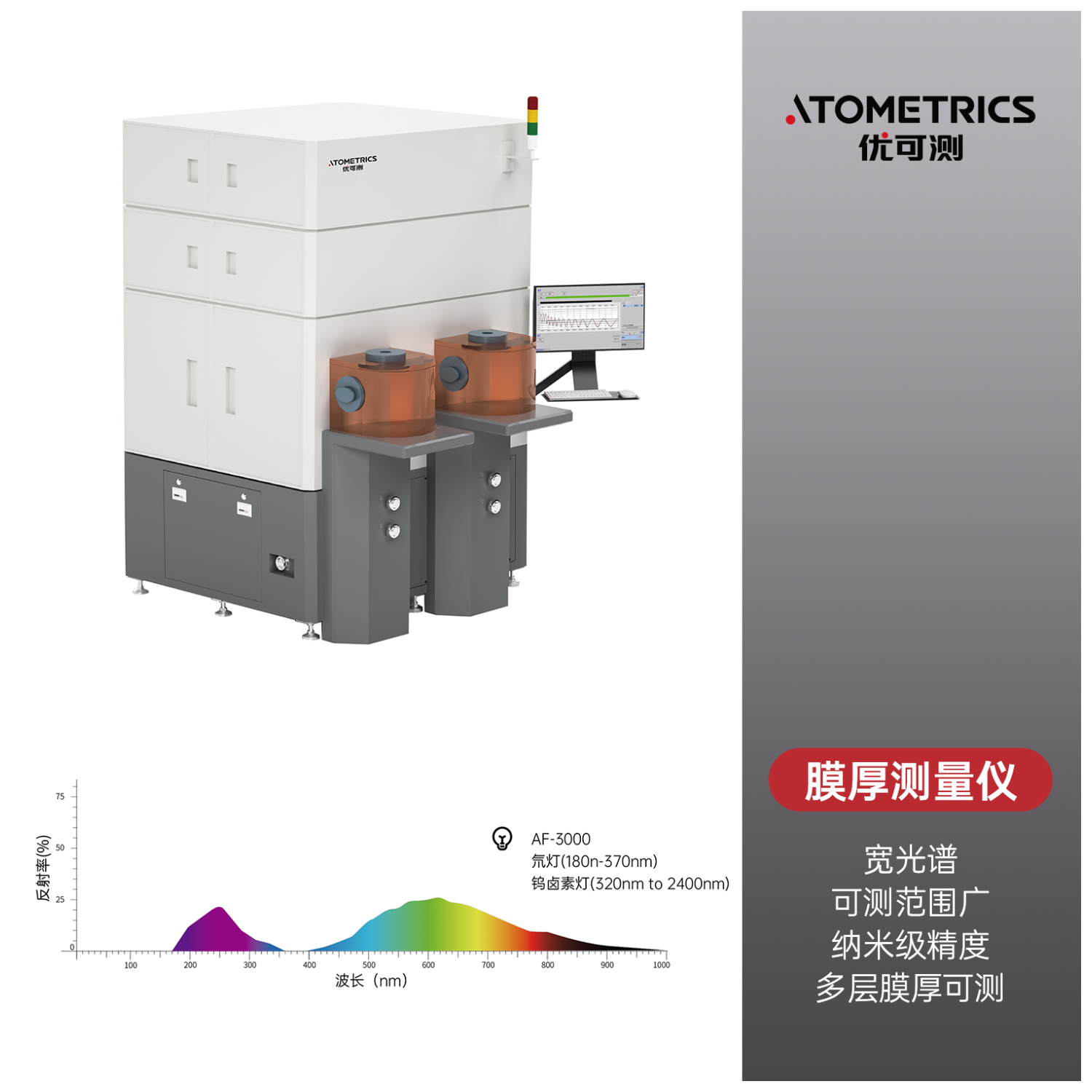 优可测Atometrics光学薄膜测量设备T010