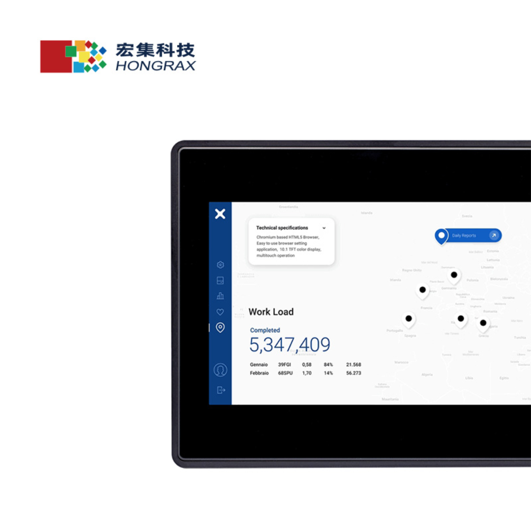 宏集EXOR物联网HMI人机界面eX700M Web系列