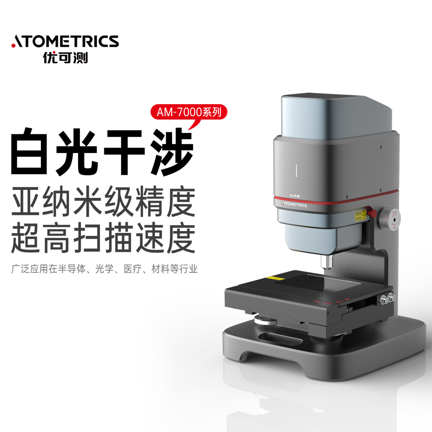 优可测Atometrics白光干涉仪AM-7000系列-NA500