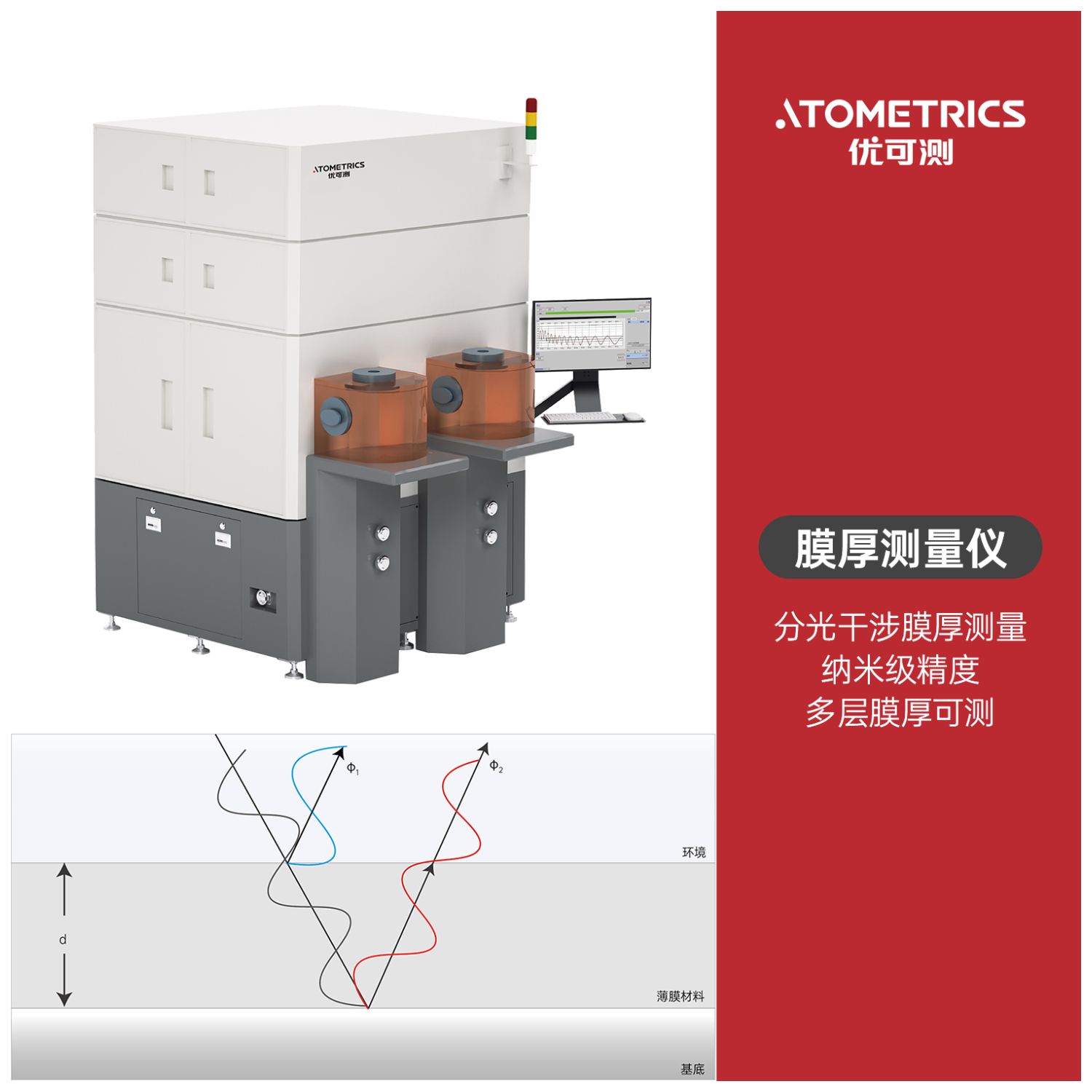 优可测Atometrics光学薄膜测量设备T001