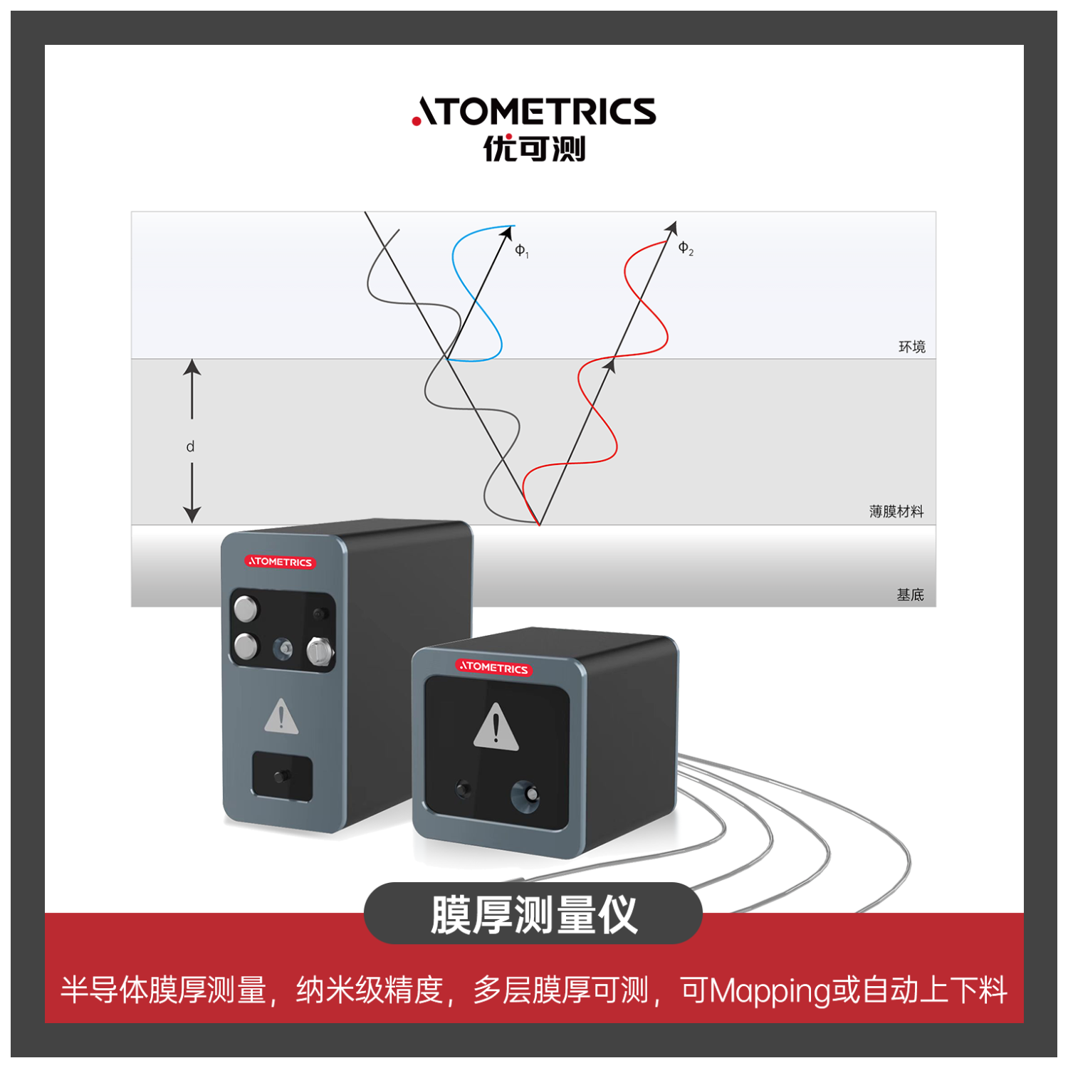 优可测Atometrics分光干涉测厚仪AF T100