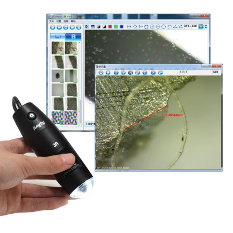 艾尼提Anyty便携式USB数码显微镜3R-MSUSB601