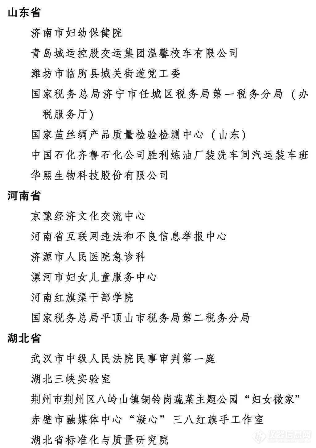 点赞！食品领域的她们，获得2023年度全国三八红旗手（集体）荣誉称号！