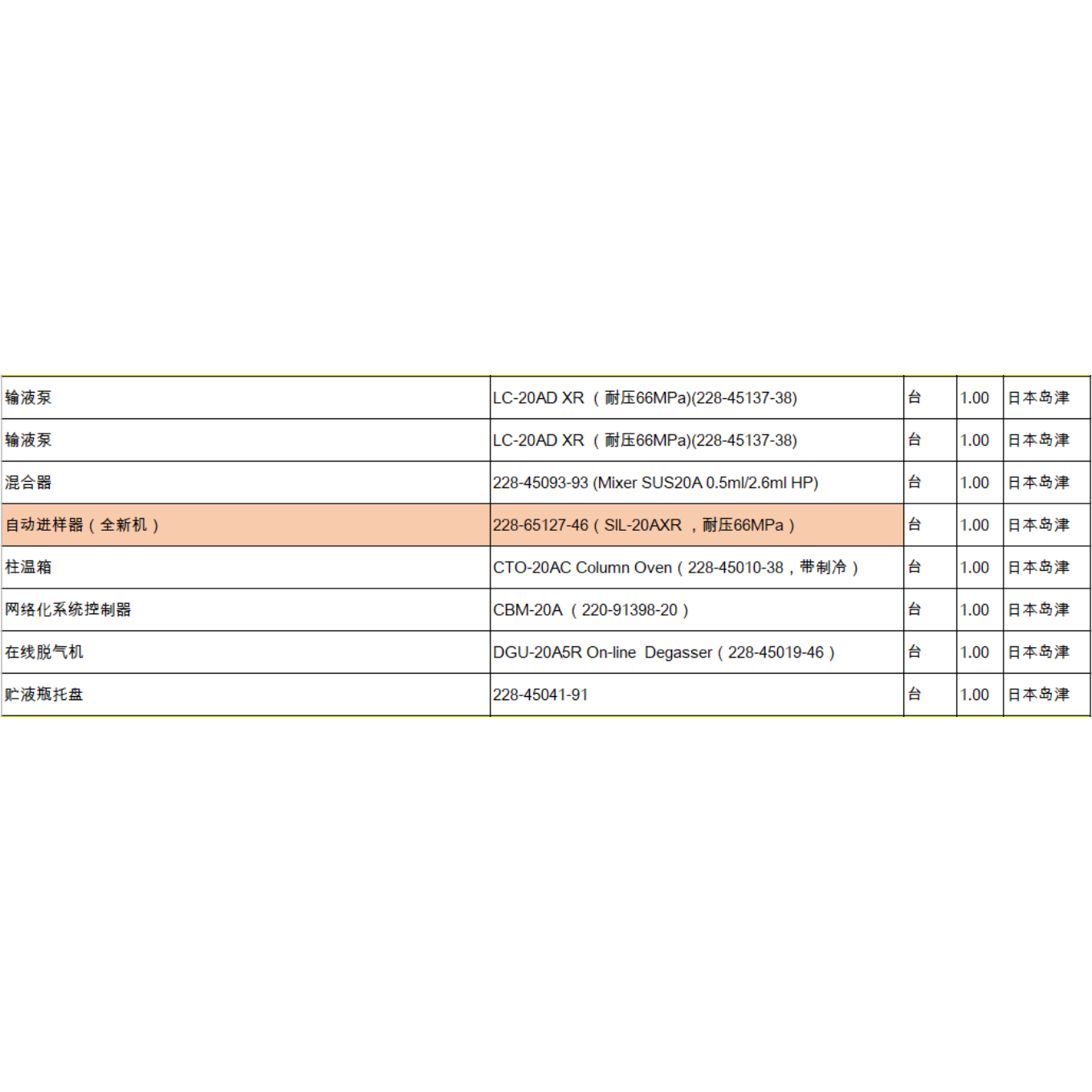 二手岛津液质前端LC-20AD XR