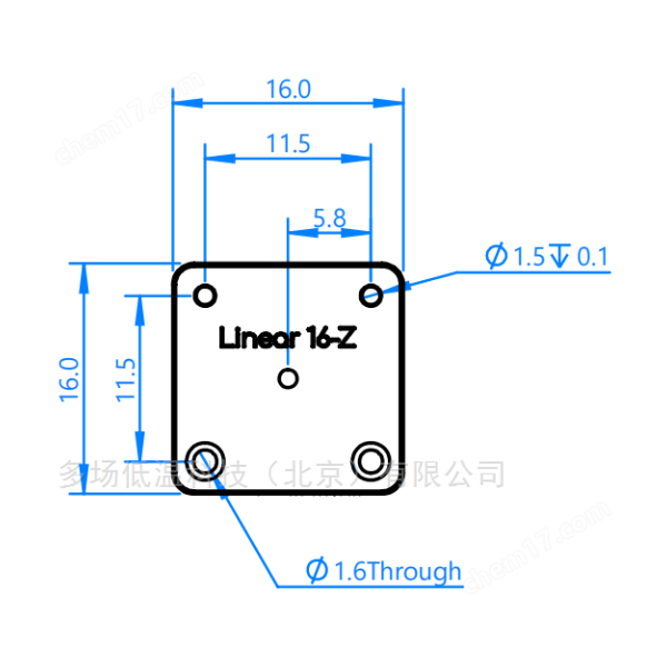 超低温压电线性位移台Linear16z 