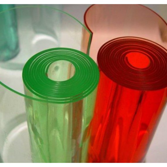 PVC透明玻璃软胶板，彩色PVC水晶板