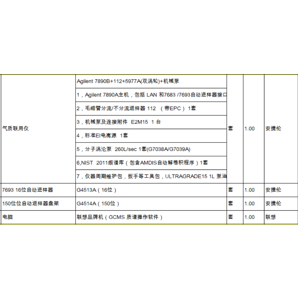 二手安捷伦7890B+5977A气质联用仪GCMS