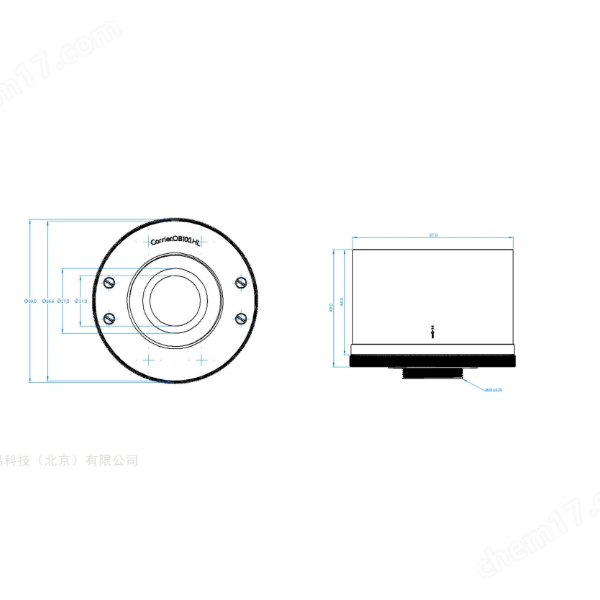 MultiFields压电陶瓷扫描台，物镜台，Carrier.OBHL100.C