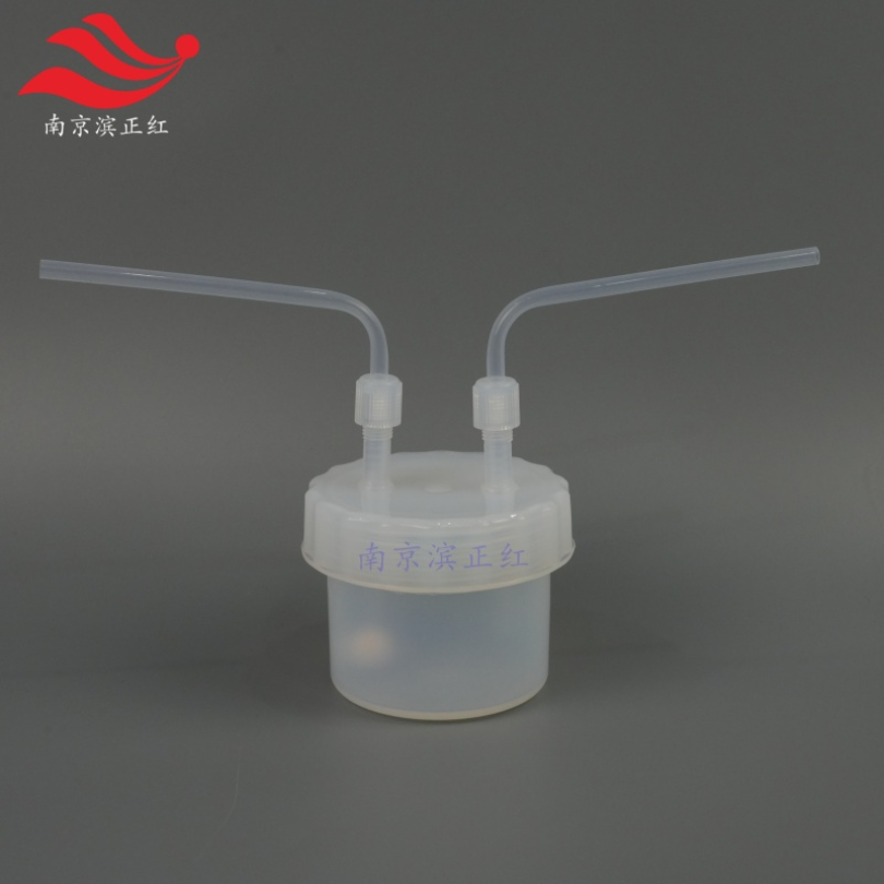 PFA反应瓶可焊接双颈接管特氟龙吸收罐洗气瓶