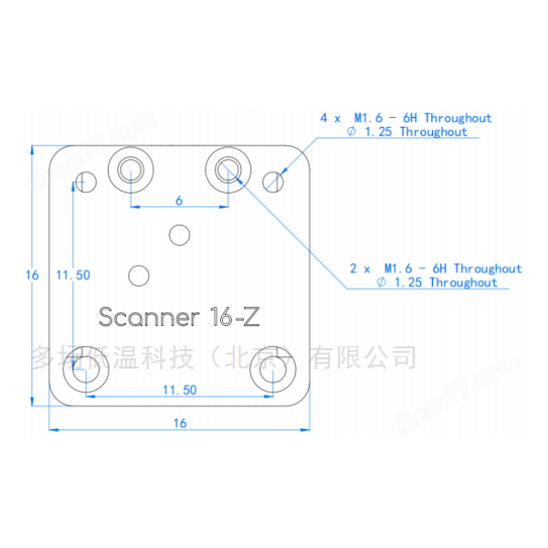 超低温压电扫描台Scanner16-z