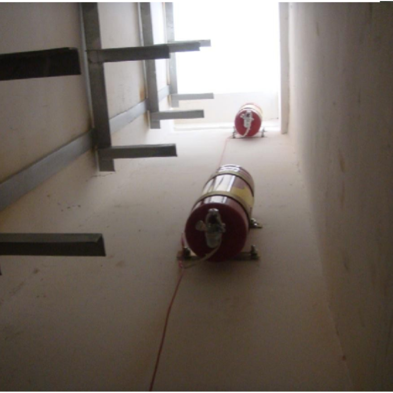 狭小空间智能巡检超细干粉自动灭火设备设计