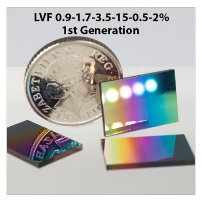 线性渐变滤波片 LVF  0.9-1.7um OD大于2.5ave (2%)