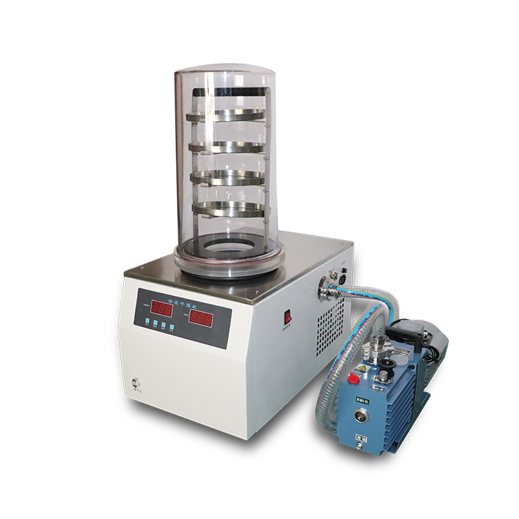 低温冷冻干燥机FD-1A-50液晶屏台式冻干机