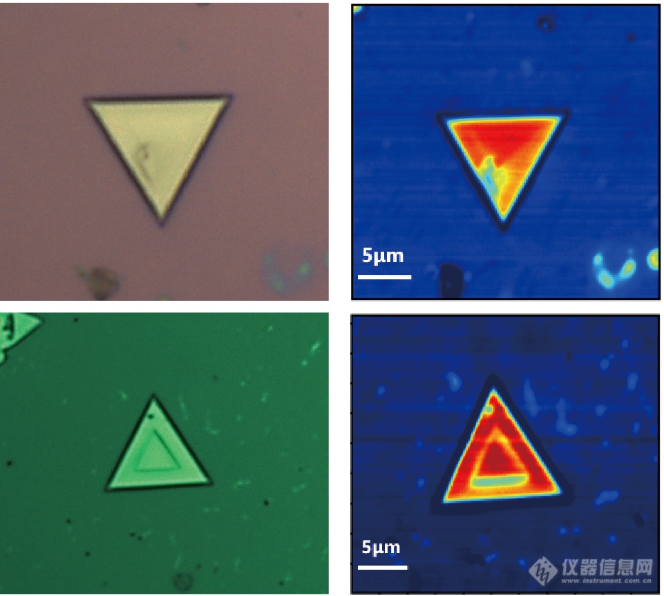 二硫化钼 PL Mapping结果图示.png