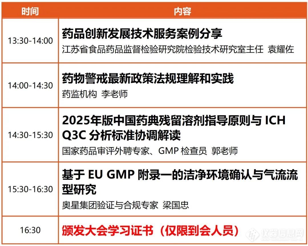会议信息| 2024制药行业质量控制技术大会（CPQC2024 - 南京站）