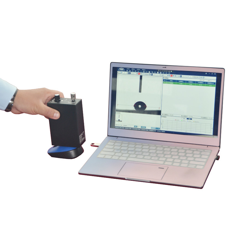 手持式水滴角测量仪 大平台样品接触角测试