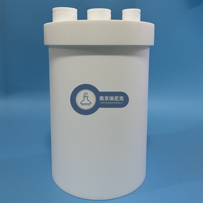 聚四氟乙烯大桶清洗桶清洗瓶30L50L反应氟大烧瓶定制
