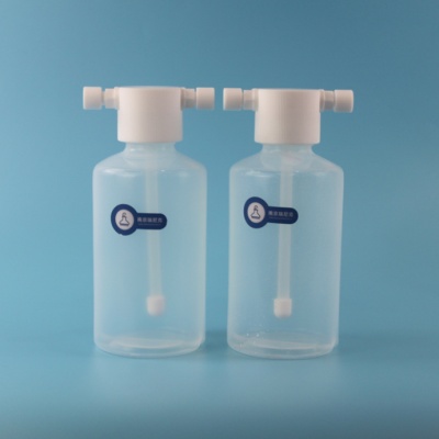 PFA洗气瓶吸收瓶尾气吸收瓶500ml250ml1L可定制耐氢氟酸